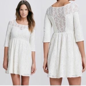 Free People Shake it Up Dress in White